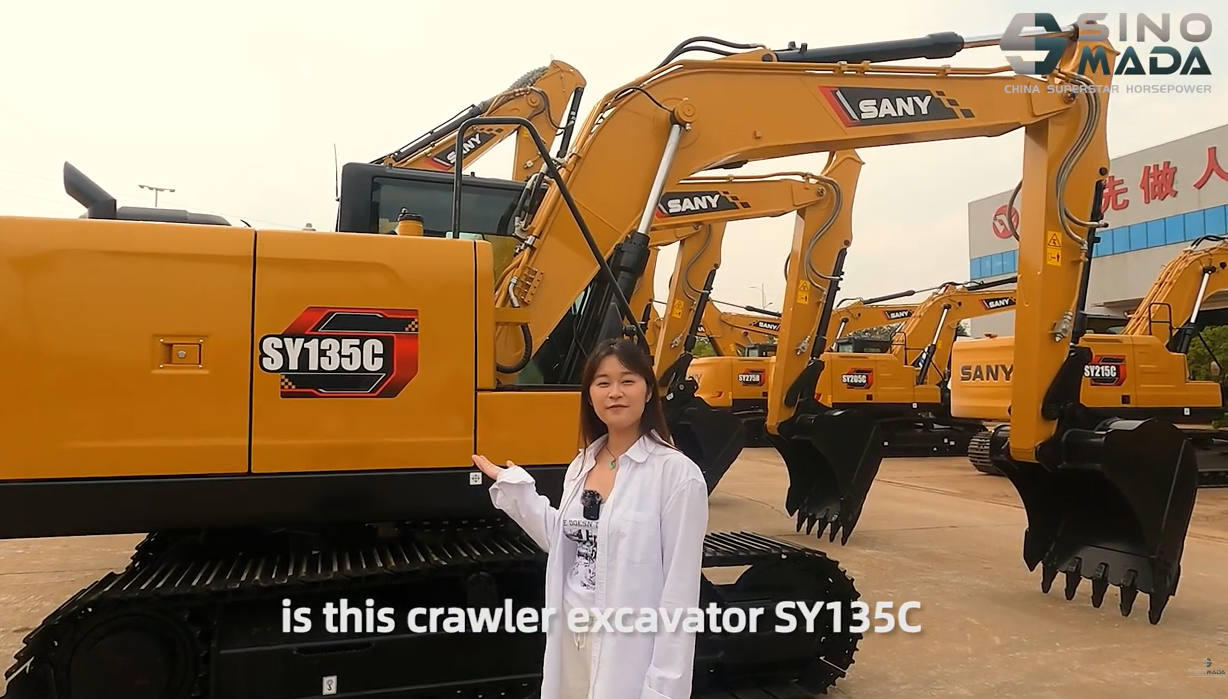 SINOMADA | SANY SY135C Crawler Excavator