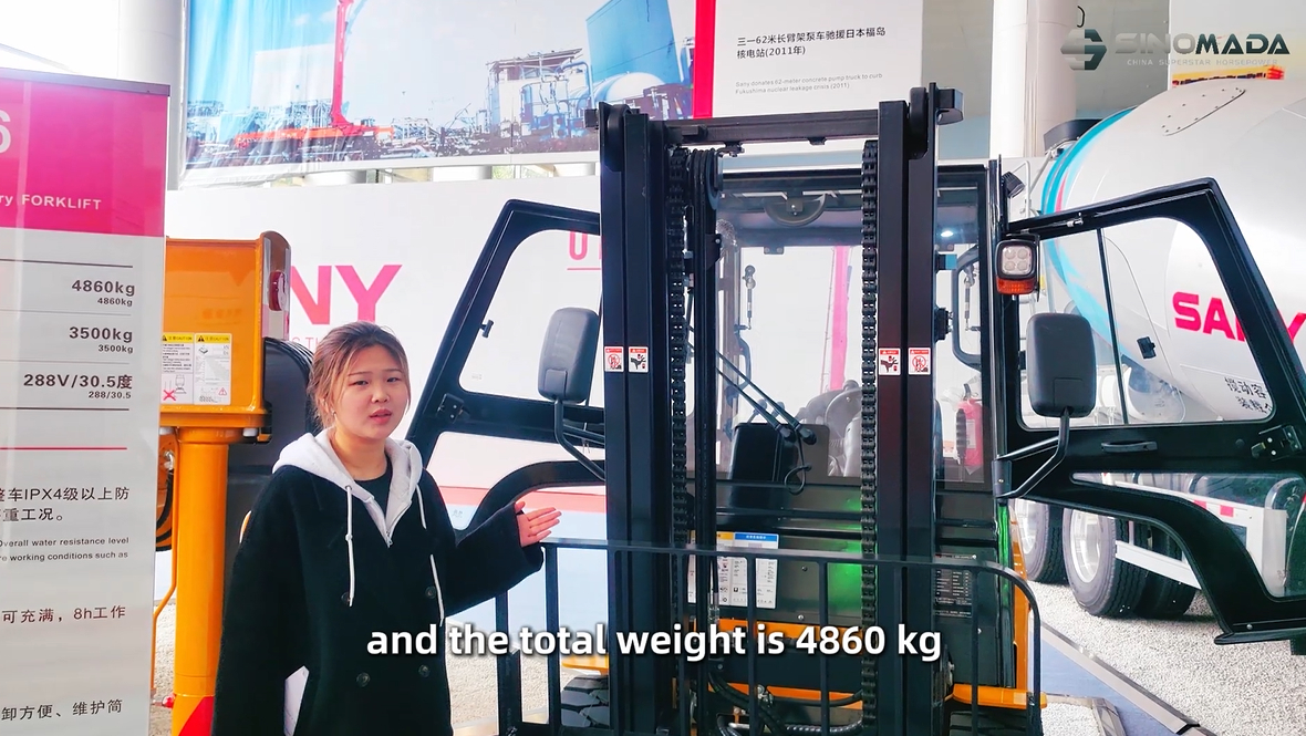 SANY SCP35C6 Forklift with Advanced Lithium-Ion Technology
