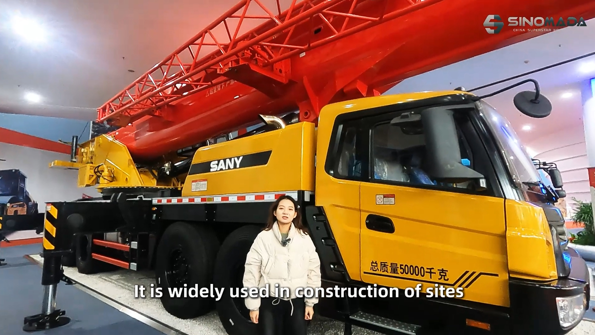 SANY STC800 Crane Truck: Versatile and Efficient for Construction Sites