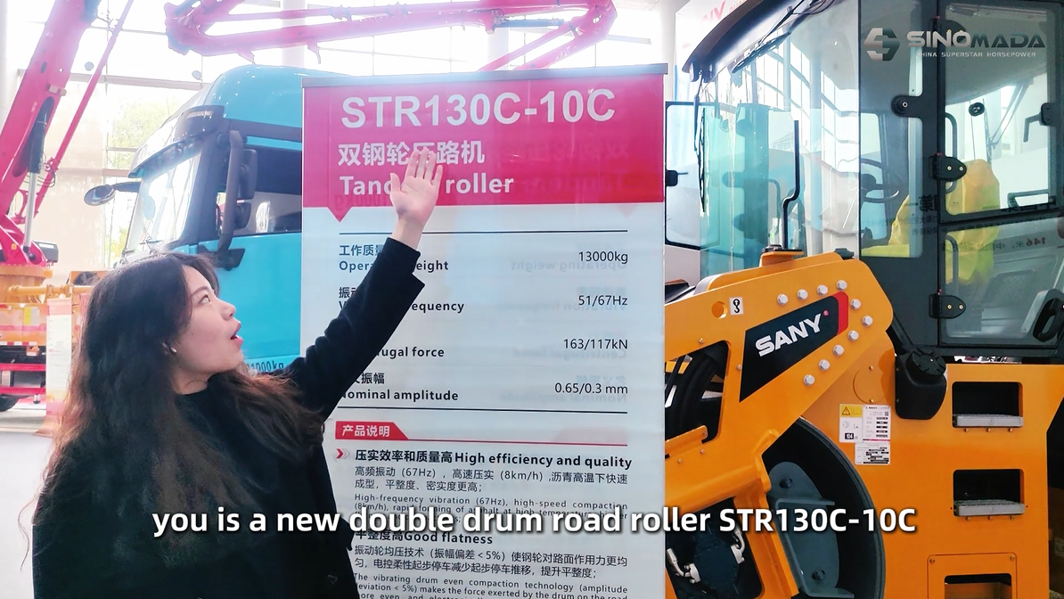 SANY STR130C-10C Road Roller for Efficient Road Work