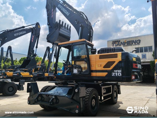 Mexico - 1 Unit HYNUDAI HW210 Wheel Excavator