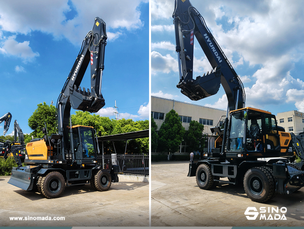 Mexico - 1 Unit HYNUDAI HW210 Wheel Excavator