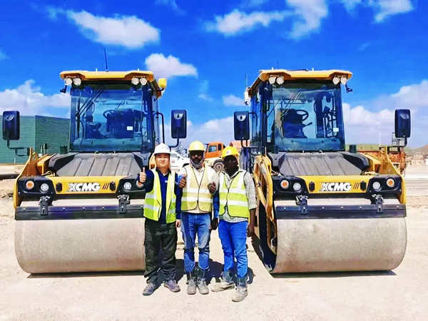 XCMG Smart Road Construction Technology Deployed Overseas