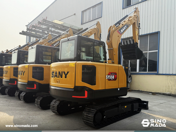 Costa Rica - 2 Units SANY SY55U Crawler Excavators