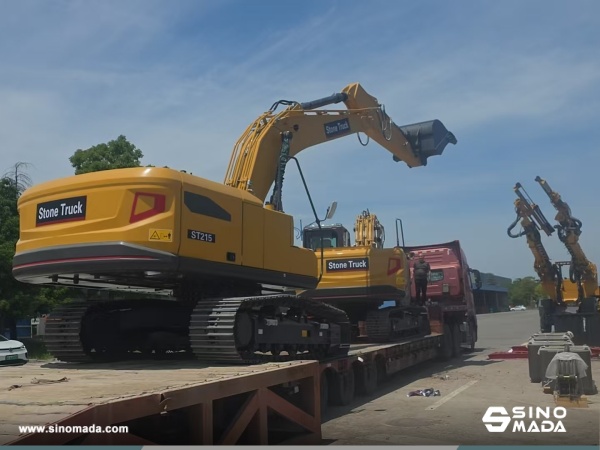 Philippines - 1 Unit SINOMADA ST215 Excavator & 1 ST135 Excavator