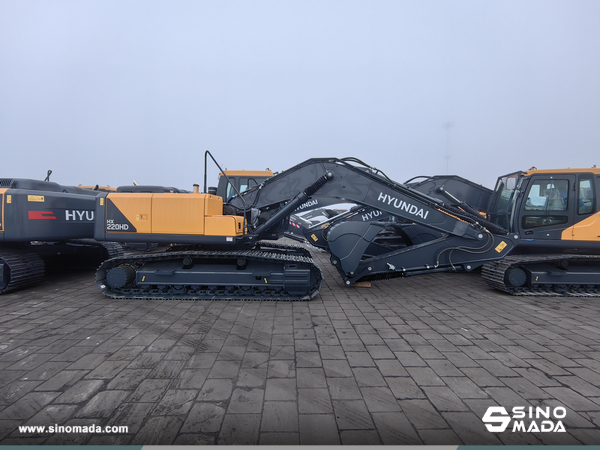 Algeria - 2 Units HYUNDAI HX220HD Crawler Excavators