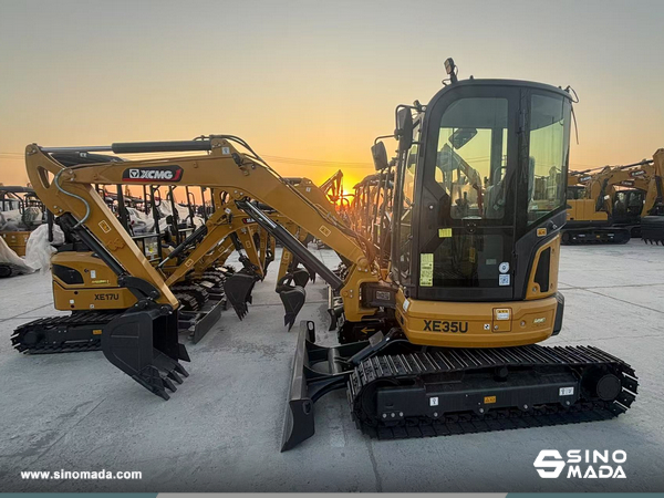 Seychelles - 1 Unit XCMG XE35U Excavator & 1 XC740K Loader