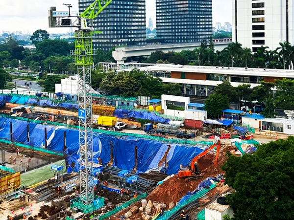 ZOOMLION Tower Cranes Help Build a New Landmark in Indonesia